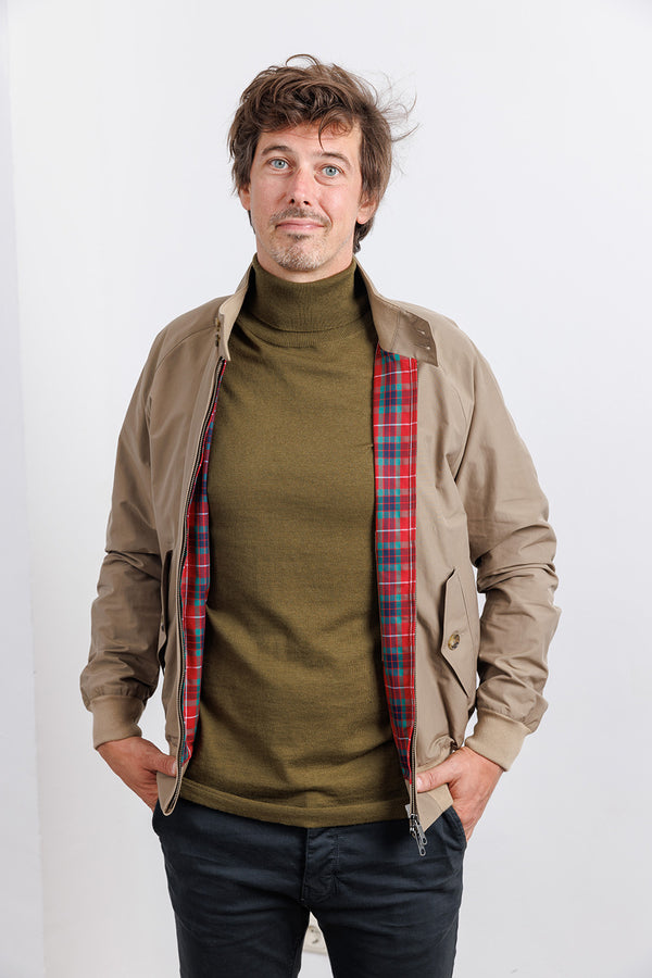 Baracuta G9 Harrington Jacket Tan