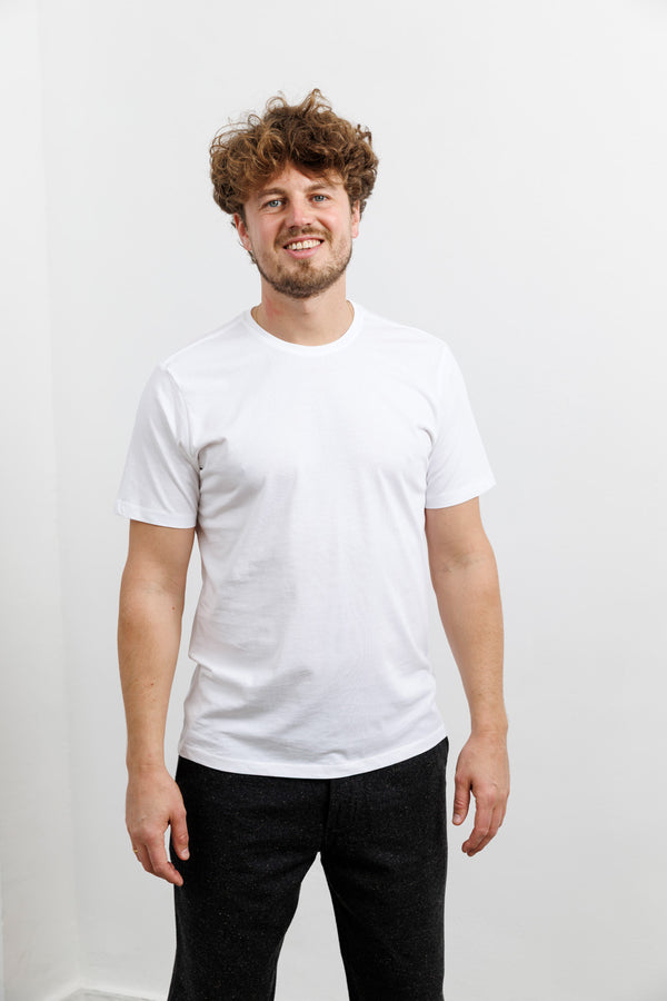 Knowledge Cotton Apparel Organic Cotton Basic T-Shirt Bright White