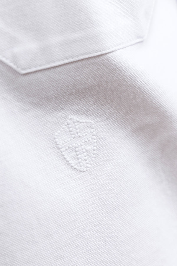 Blue de Gênes Sandro Oxford Shirt White