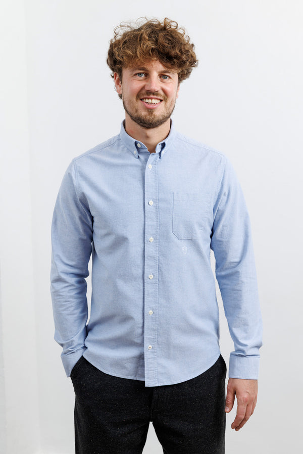 Blue de Gênes Sandro Oxford Shirt Blue