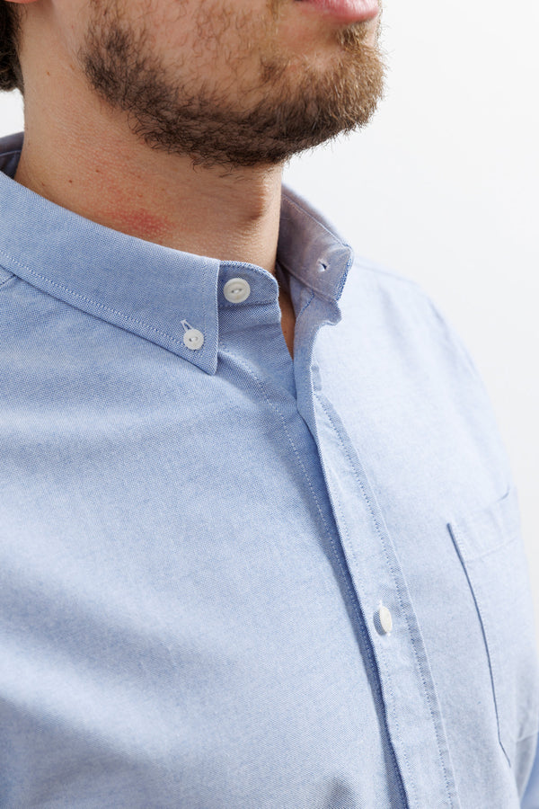 Blue de Gênes Sandro Oxford Shirt Blue