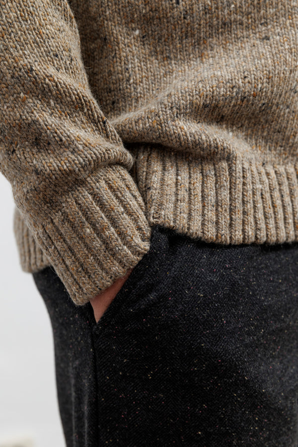 Blue de Gênes Honshu Crewneck Knit Fungi