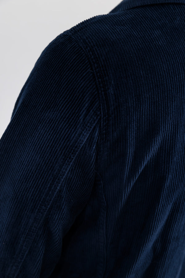 Blue de Gênes Masami Cord Blazer Navy