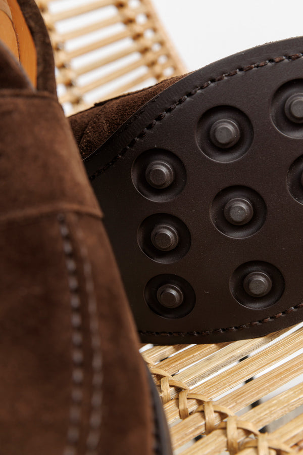 Berwick 1707 Suede Penny Loafer Dainite Sole Repello Gum Oil 173