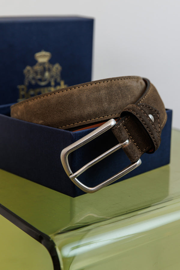 Berwick 1707 Ledergürtel Suede Foresta