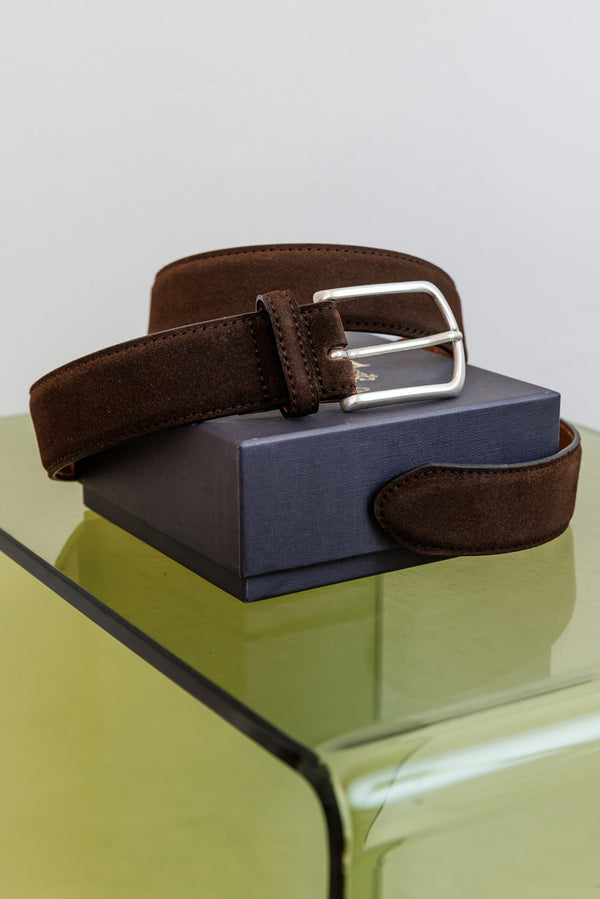 Berwick 1707 Ledergürtel Suede Pluoch