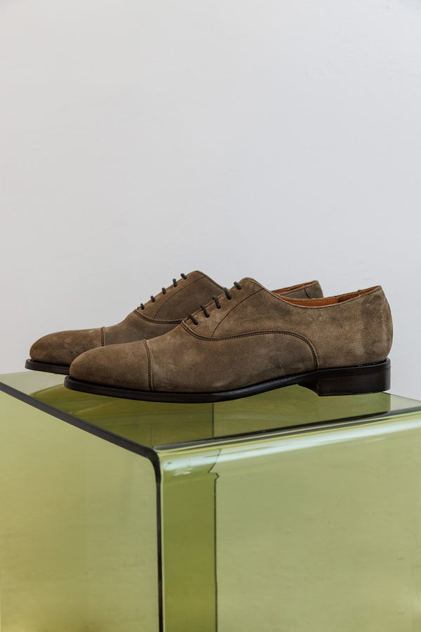 Berwick 1707 Suede Toe Cap Oxford Foresta