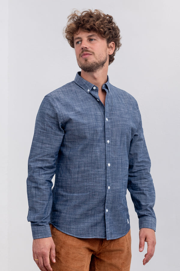 Nowadays Chambray Button Down Shirt