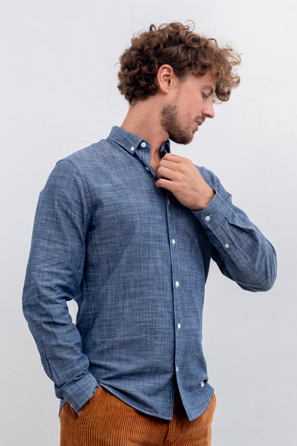 Nowadays Chambray Button Down Shirt