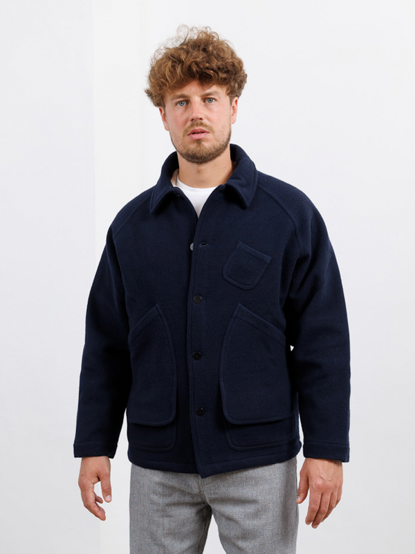 La Paz Mantero Oversized Jacket Dark Navy