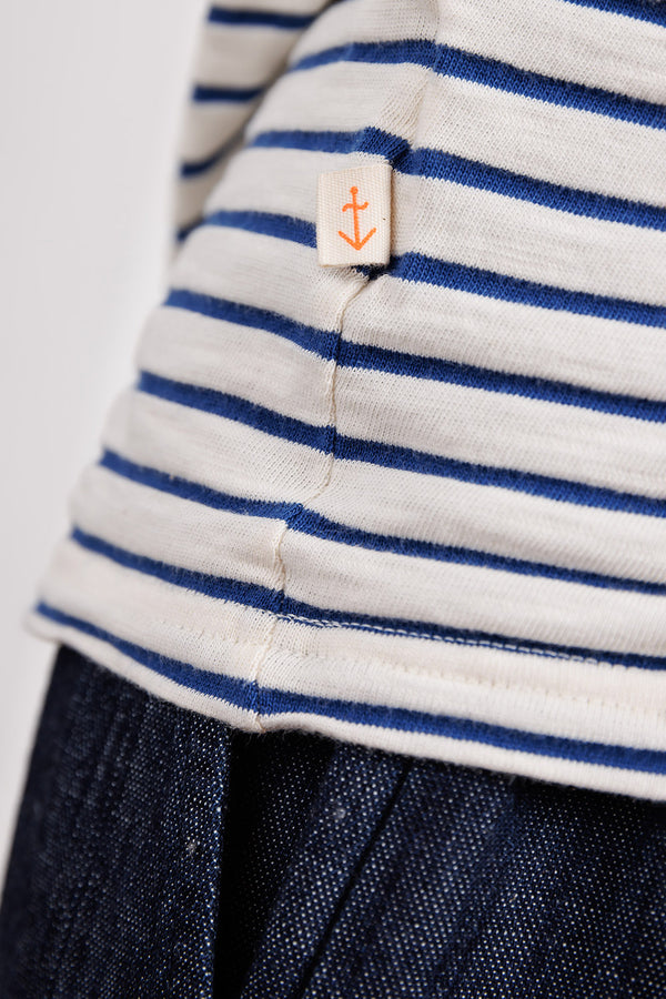 La Paz Pocket T-Shirt Blue Stripes