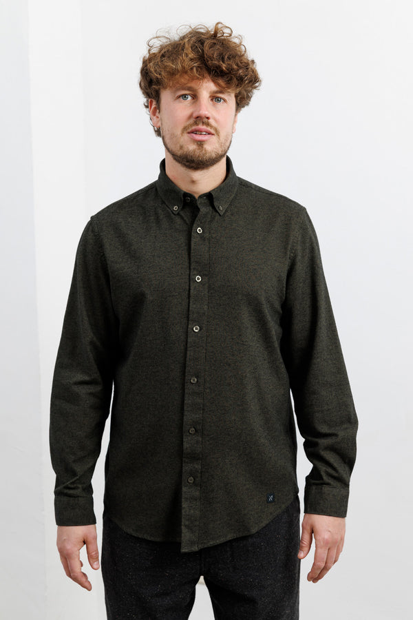 Nowadays Modern Brushed Twill Shirt Kalamata