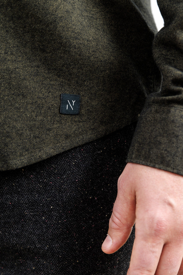 Nowadays Modern Brushed Twill Shirt Kalamata