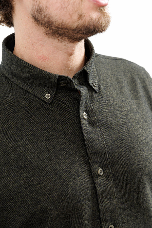 Nowadays Modern Brushed Twill Shirt Kalamata