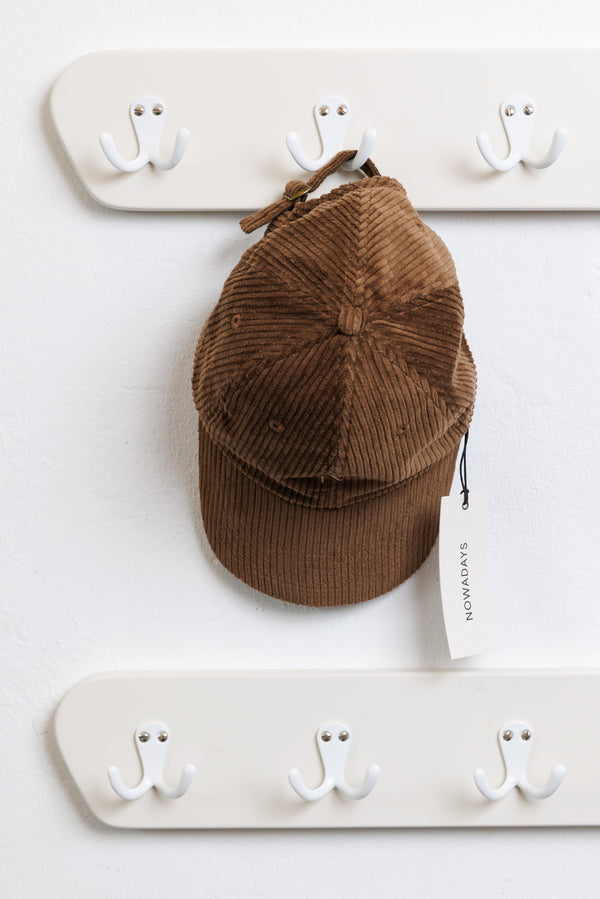 Nowadays 6-Panel Corduroy Cap Cocoa