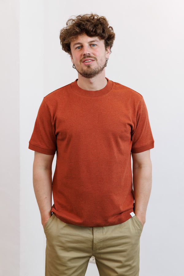 Nowadays Heavy Jersey T-Shirt Baked Clay