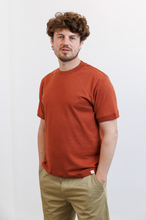 Nowadays Heavy Jersey T-Shirt Baked Clay