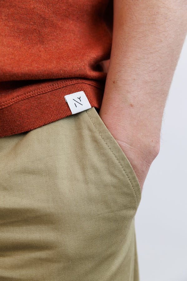 Nowadays Heavy Jersey T-Shirt Baked Clay