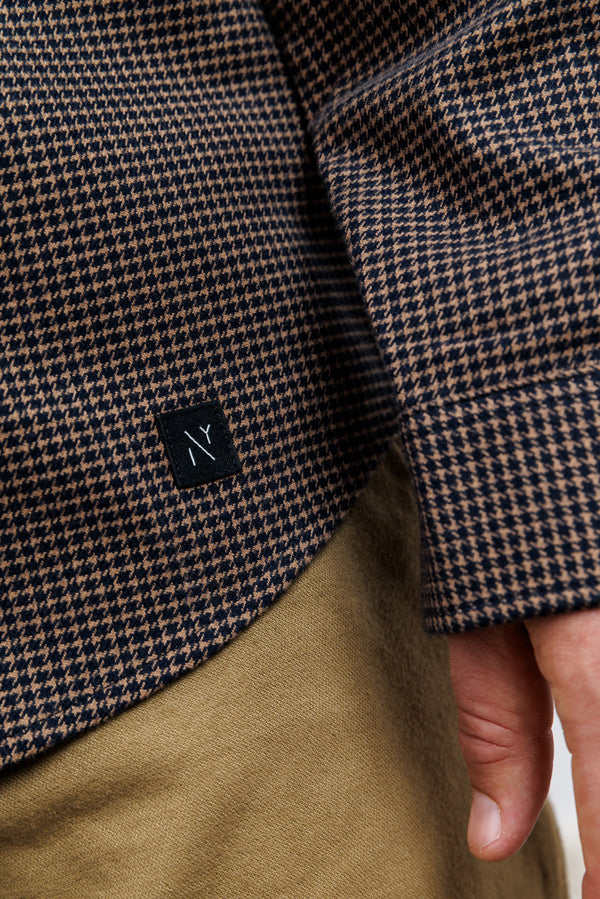 Nowadays Houndstooth Shirt Woodsmoke