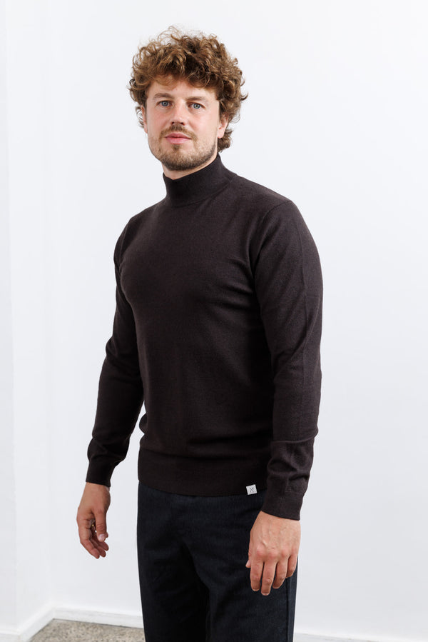 Nowadays Turtleneck Sweater Licorice
