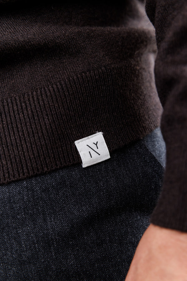 Nowadays Turtleneck Sweater Licorice