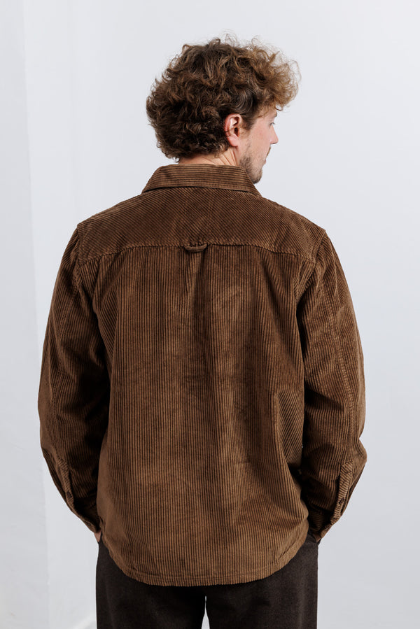 Nowadays Corduroy Overshirt Cocoa