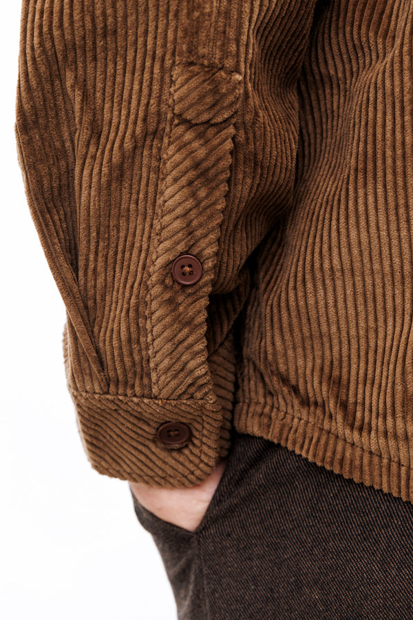 Nowadays Corduroy Overshirt Cocoa