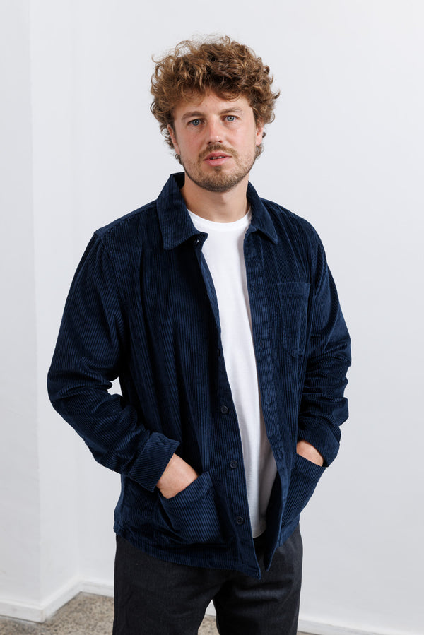 Nowadays Corduroy Overshirt Sky Captain