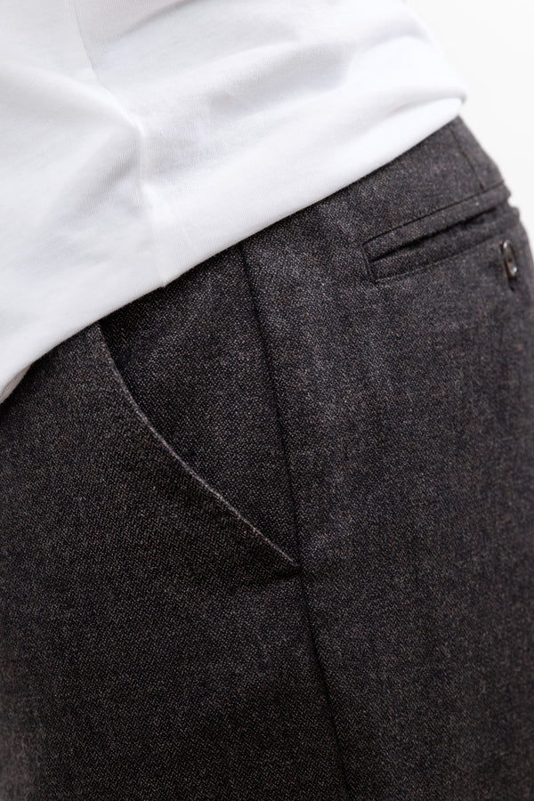 Universal Works Brown Upcycled Italian Tweed Military Chino
