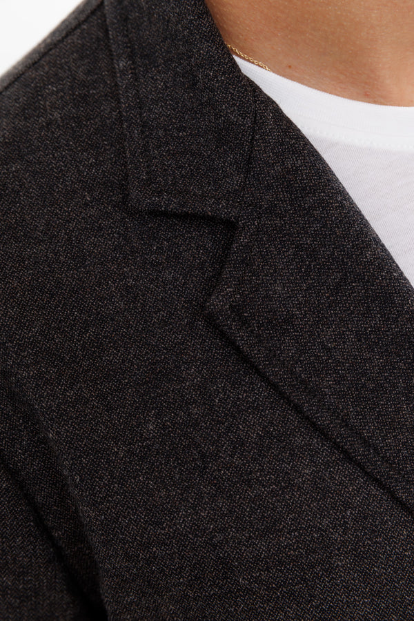 Universal Works Brown Upcycled Italian Tweed Two Button Jacket