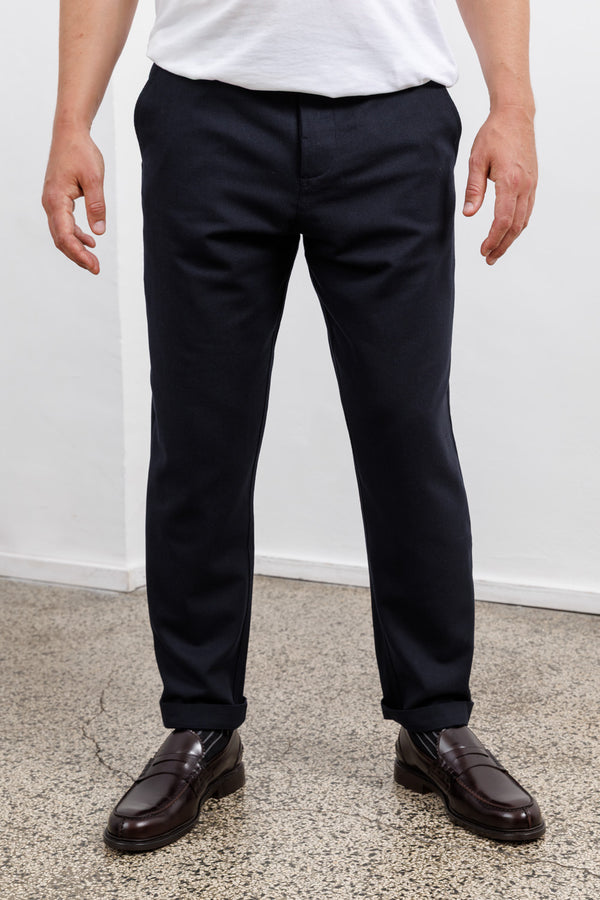 Universal Works Dark Upcycled Italian Tweed Military Chino