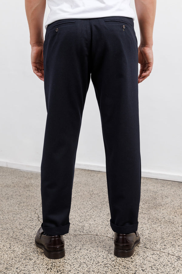 Universal Works Dark Upcycled Italian Tweed Military Chino