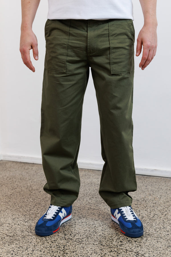Universal Works Twill Fatigue Pant Light Olive