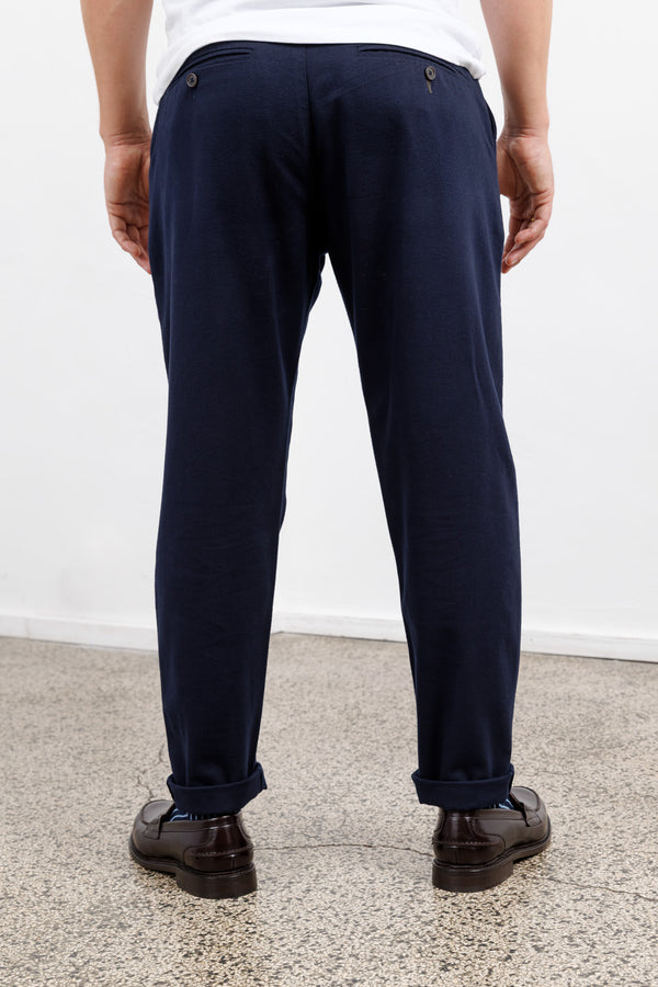 Universal Works Navy Brushed Moleskin Military Chino