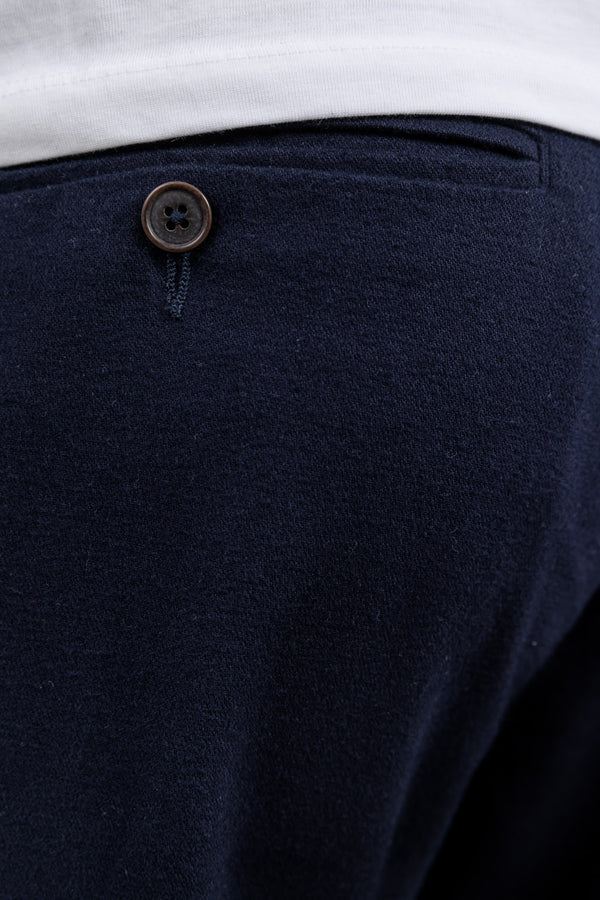 Universal Works Navy Brushed Moleskin Military Chino