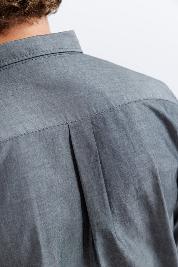 Universal Works Black Chambray Daybrook Shirt