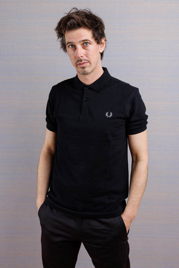 Fred Perry Classic Cotton Piqué Polo Black